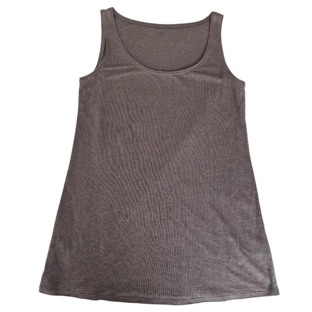 Eileen Fisher Grey Natural Fiber Linen Tank Top Size XS